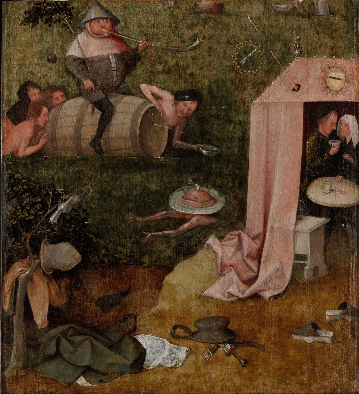A mértéktelenség allegóriája alkotó: Hieronymus Bosch
