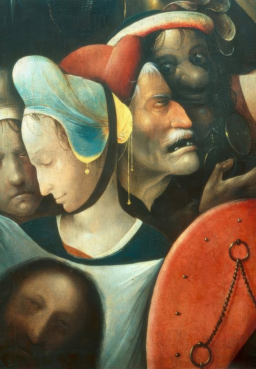 A kereszt hordozása alkotó: Hieronymus Bosch