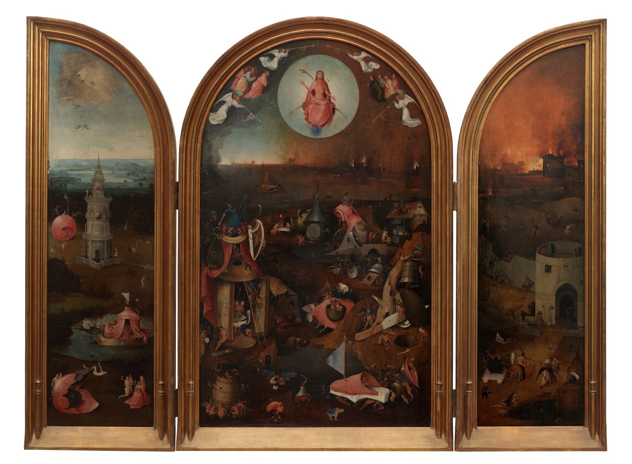 Az utolsó ítélet (olaj a panelen) alkotó: Hieronymus Bosch