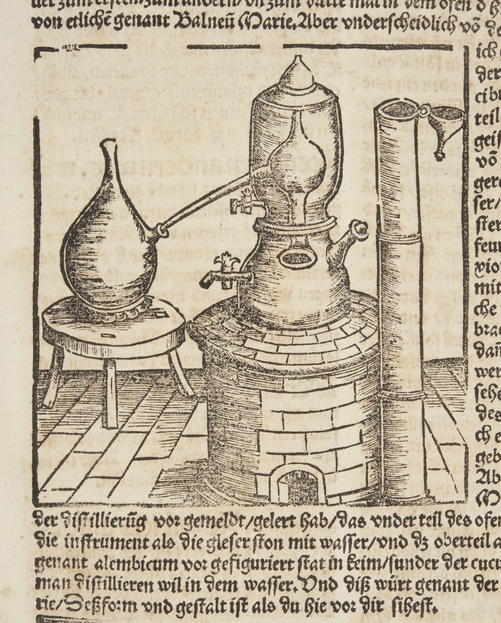 A könyv lepárlása alkotó: Hieronymus Brunschwig