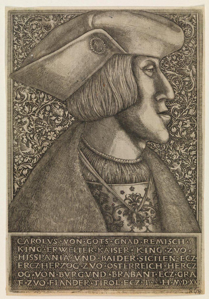 V. Károly német császár alkotó: Hieronymus Hopfer