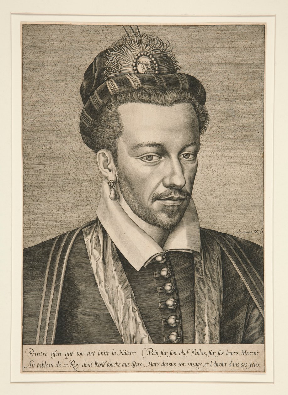 Henrik portréja III alkotó: Hieronymus Wierix