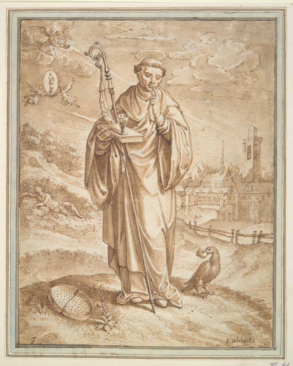 Szent Benedek alkotó: Hieronymus Wierix