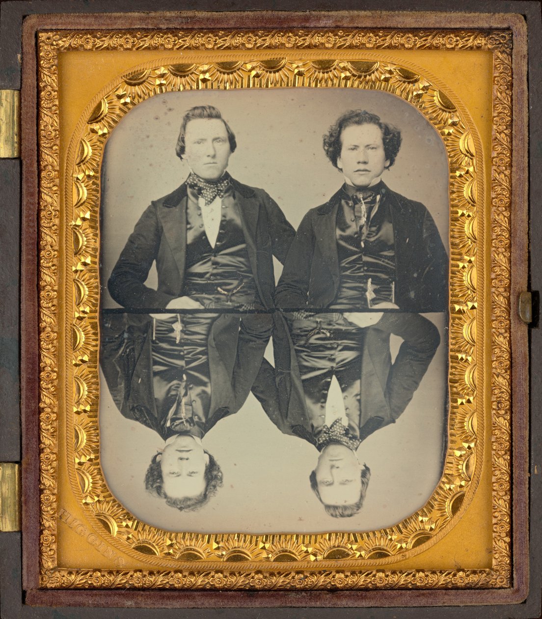 Két férfi portréja,c. 1850 (fotó) alkotó: Higgins