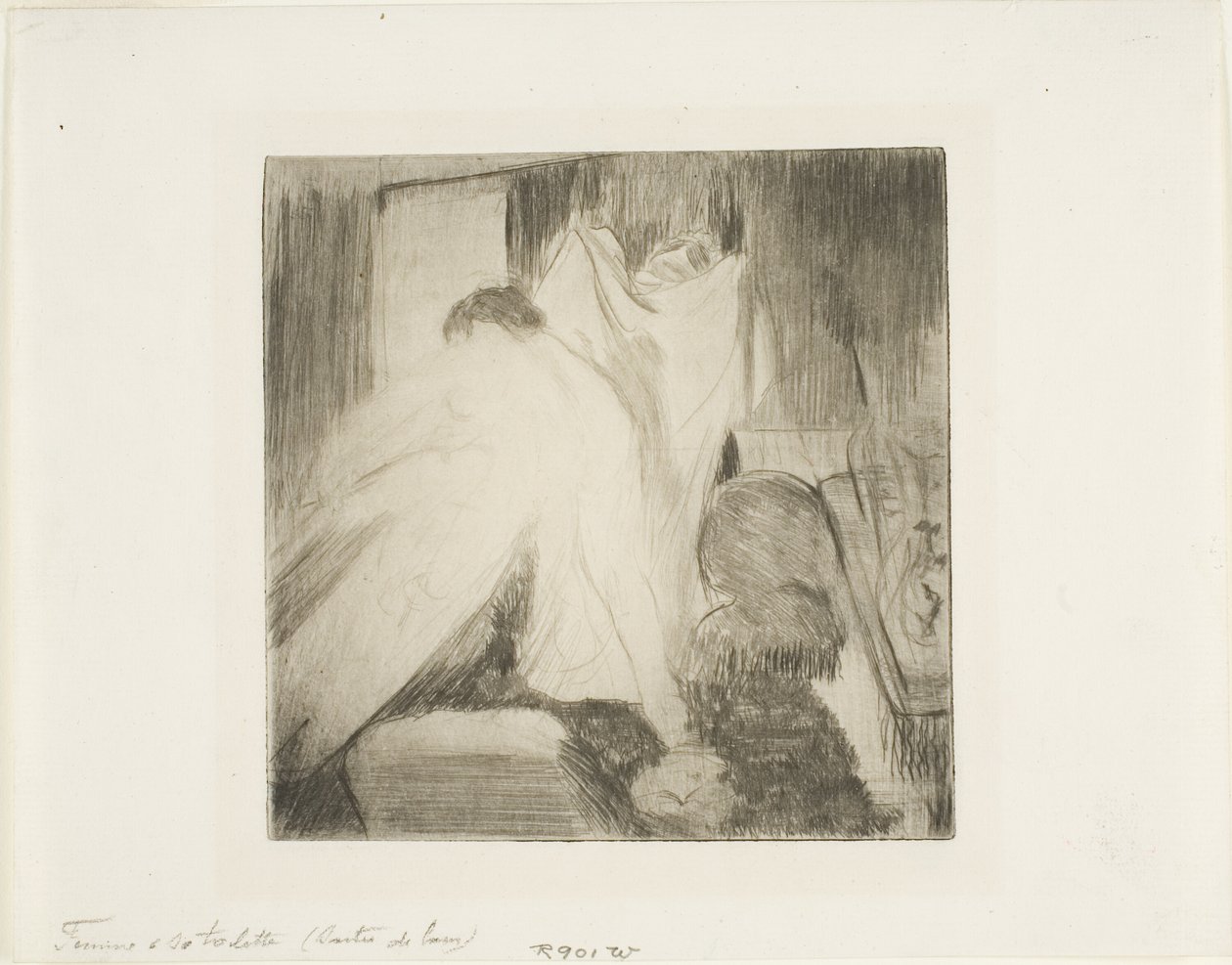 A fürdő elhagyása alkotó: Hilaire Germain Edgar Degas