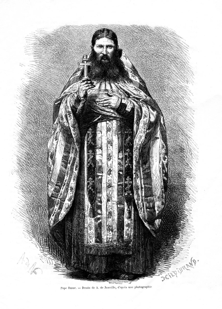 Orosz pápa, 1886 alkotó: Hildibrand