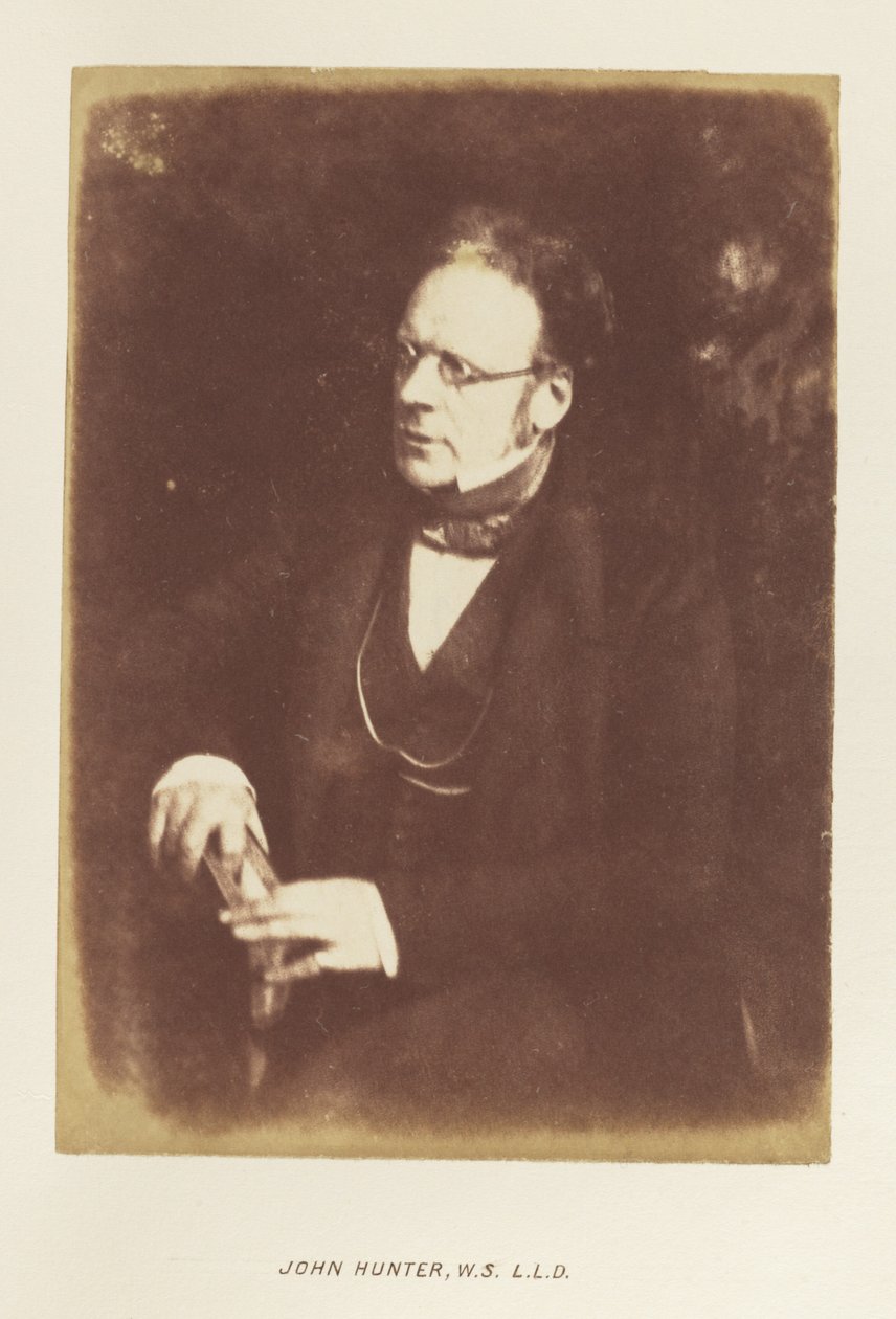 [John Hunter, W.S. L.L.D.] alkotó: Hill and Adamson