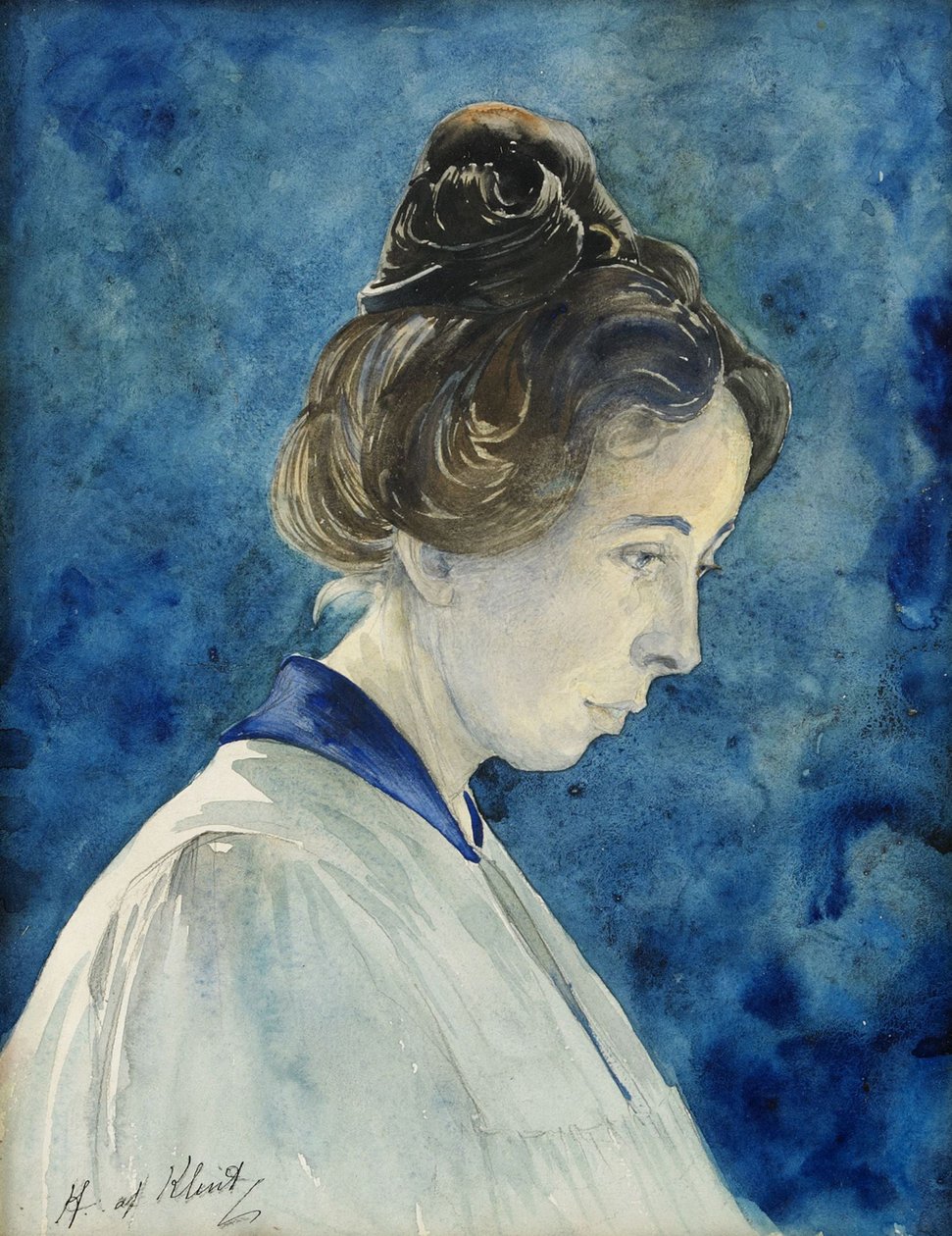 Önarckép, c. 1890. alkotó: Hilma af Klint
