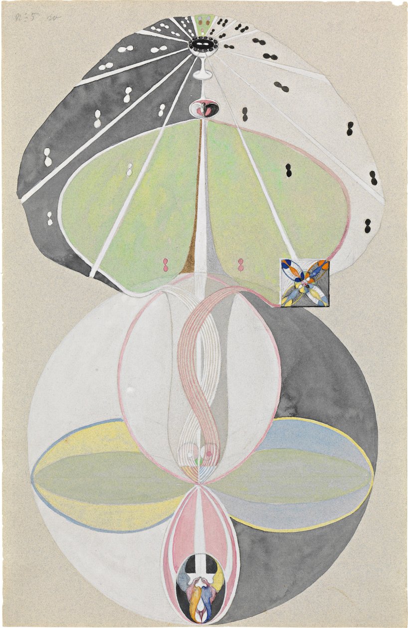 A tudás fája, 1915. 5. sz. alkotó: Hilma af Klint