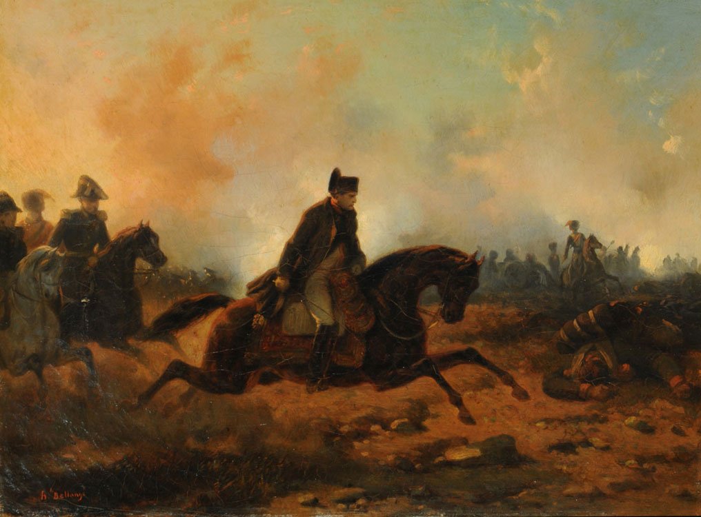 Napóleon és Waterloo zsákmánya alkotó: Hippolyte Bellange