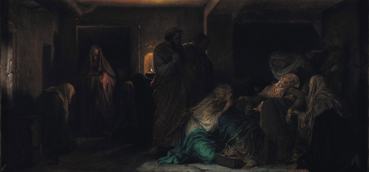 A szűz ájulása, 1856 alkotó: Hippolyte Delaroche