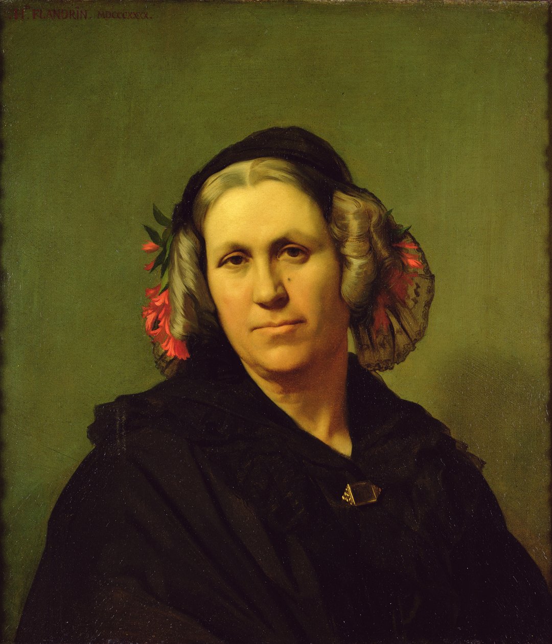 Madame Vinet, 1840 alkotó: Hippolyte Flandrin