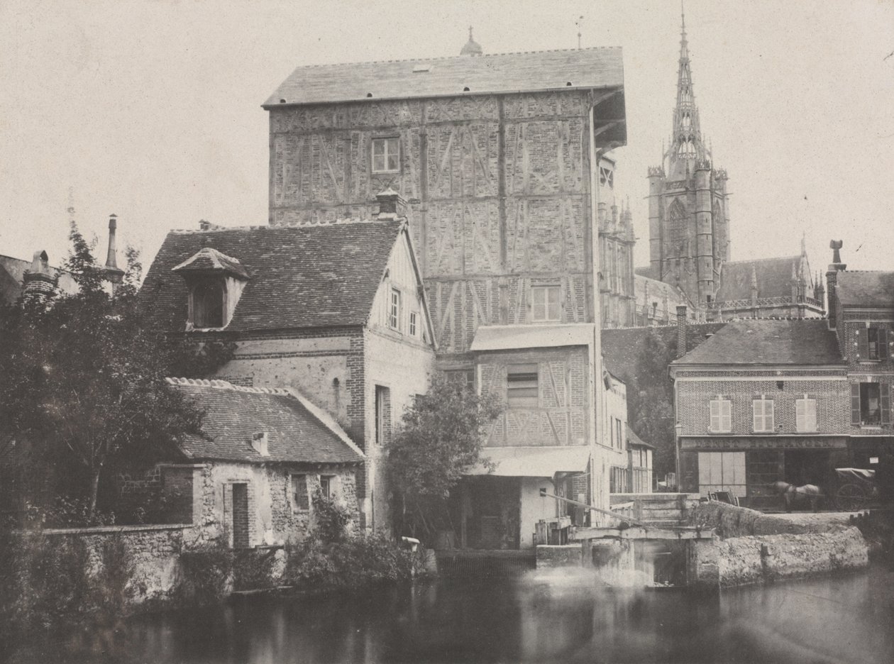 Kilátás Evreux-ra alkotó: Hippolyte Bayard