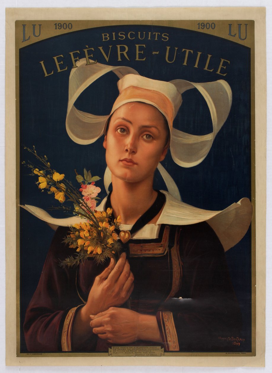 Lefevre-Utile keksz, 1900. alkotó: Hippolyte Berteaux
