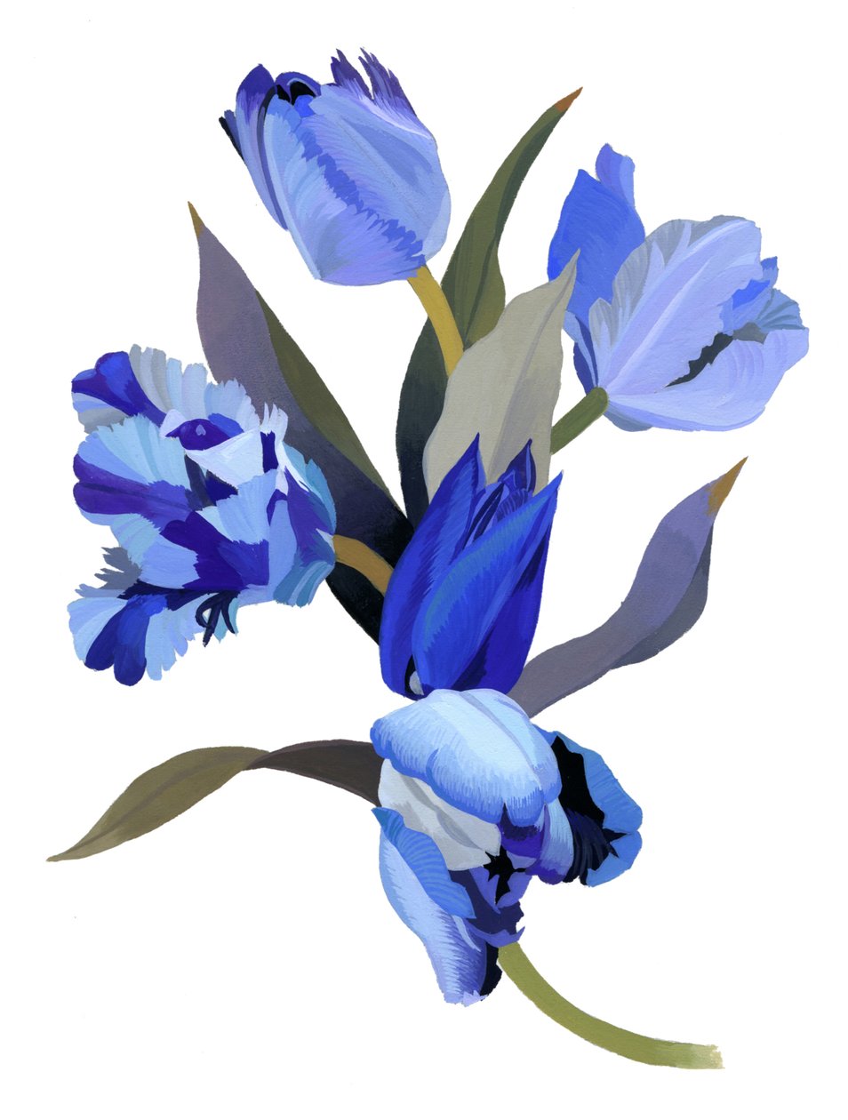 Kék tulipán alkotó: Hiroyuki Izutsu