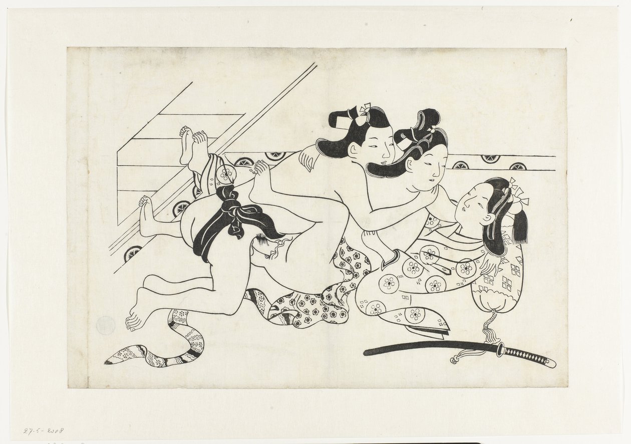 Erotikus műsor alkotó: Hishikawa Moroshige (attributed to)