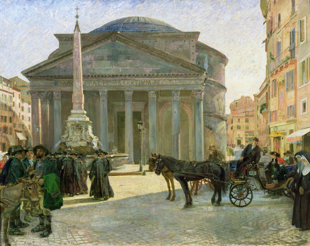 Pantheon, Róma alkotó: Hjalmer Eilif Emanuel Peterssen