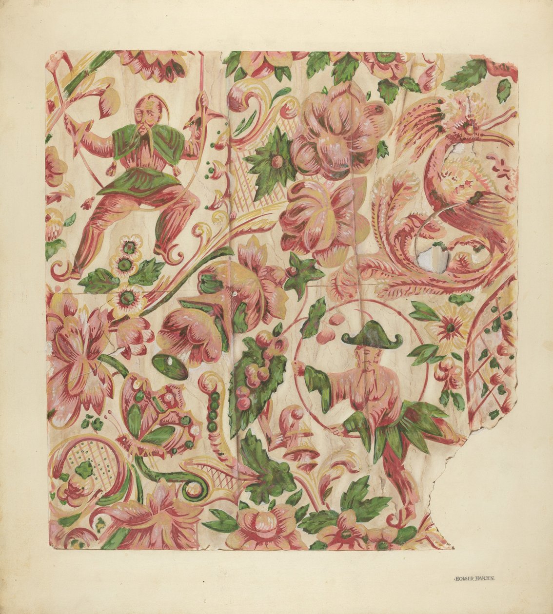 Tapéta, 19351942. alkotó: Holger Hansen