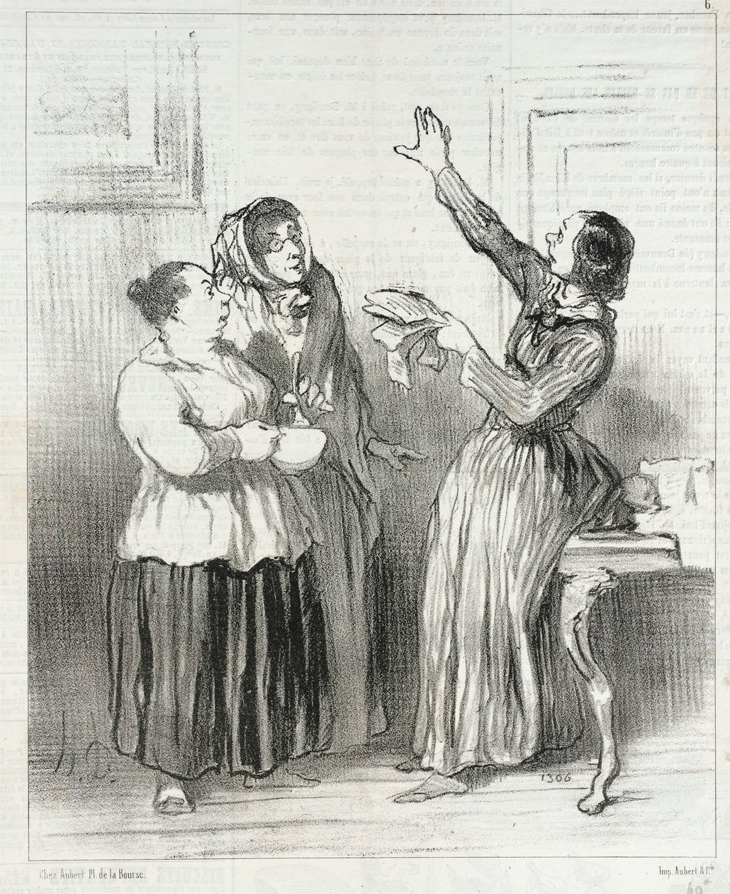 ... milyen nő ma a társadalomban alkotó: Honoré Daumier