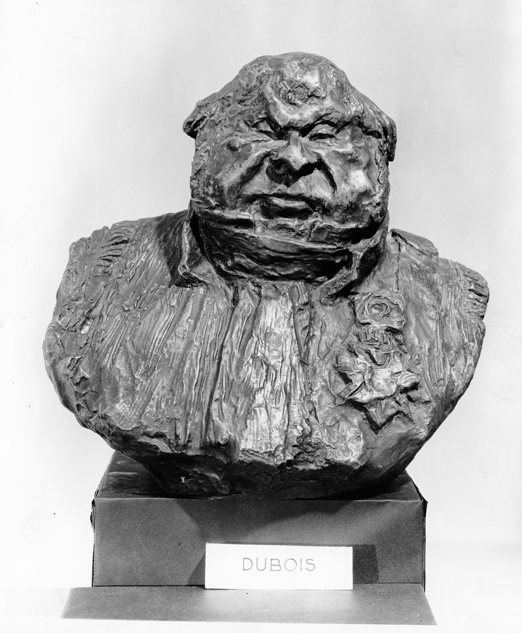 Hippolyte Abraham, más néven Abraham-Dubois (1794-1863) mellszobra 1833 (bronz) alkotó: Honoré Daumier