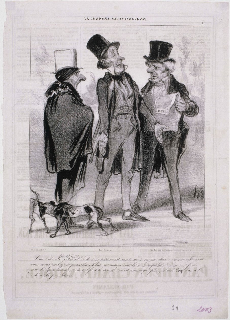 Legények napja alkotó: Honoré Daumier