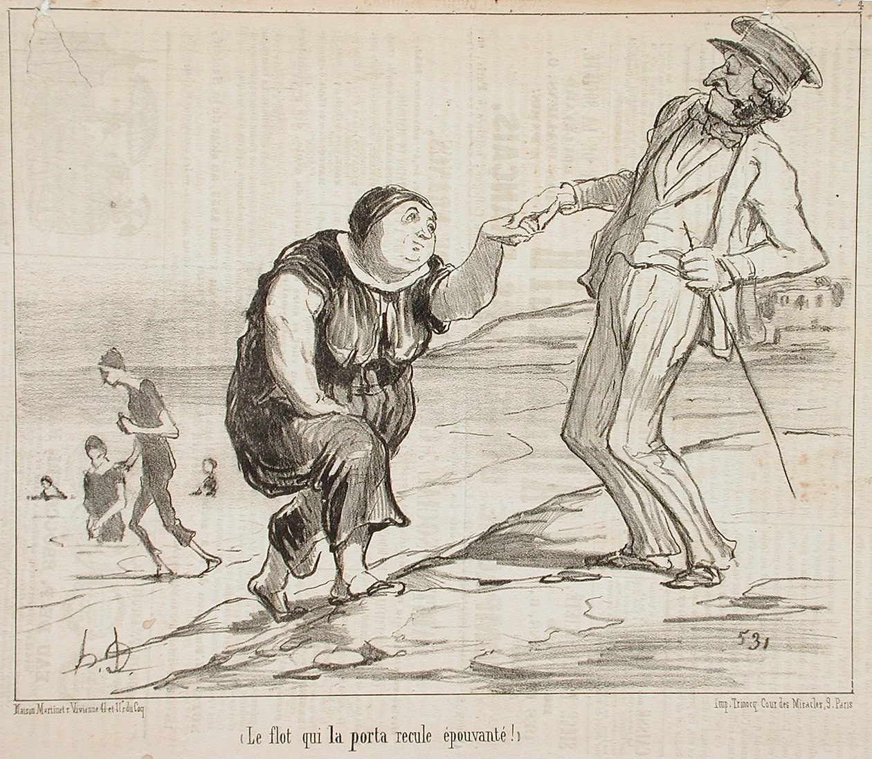 Az árvíz, ami őt hordozta alkotó: Honoré Daumier