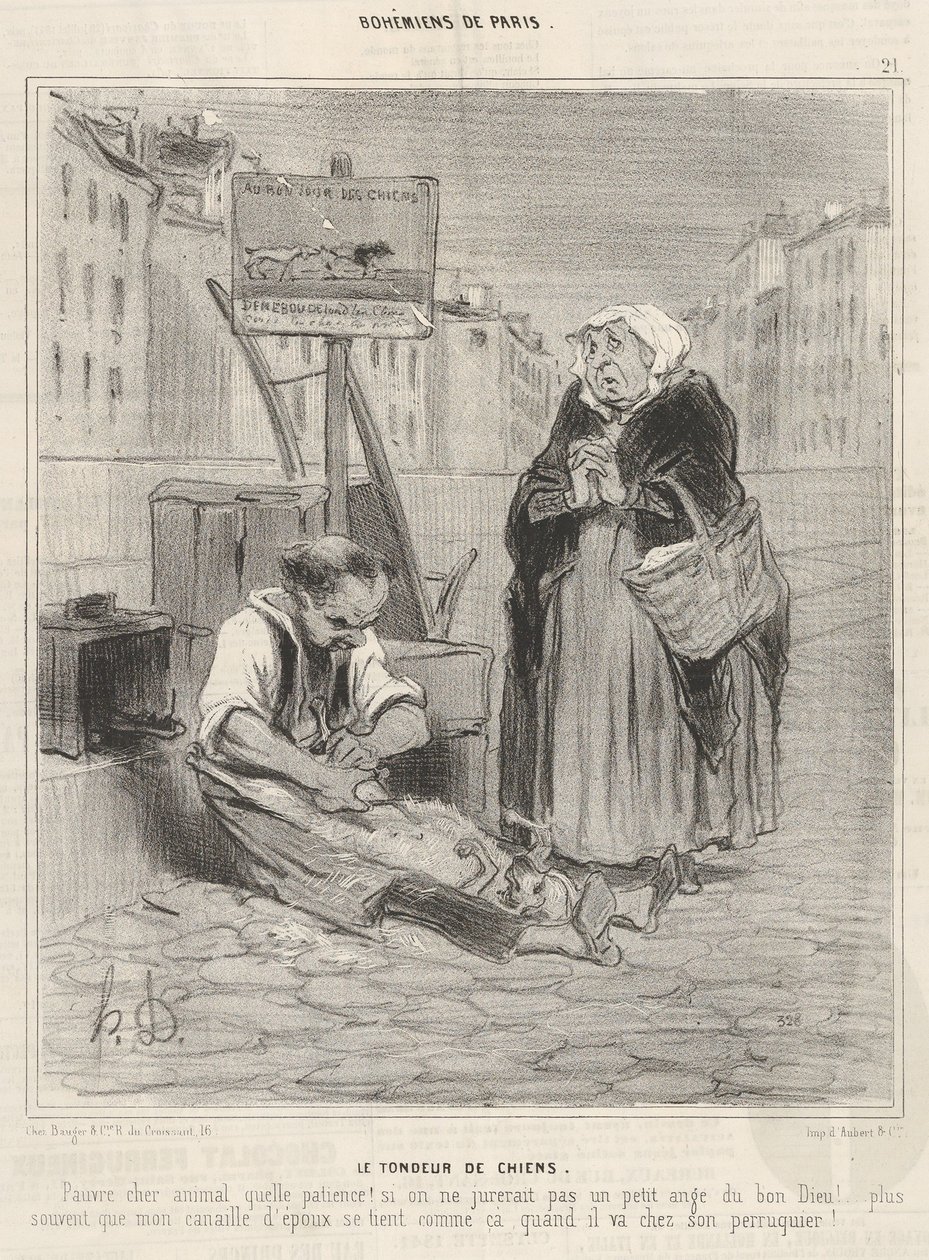 A kutya nyíró alkotó: Honoré Daumier