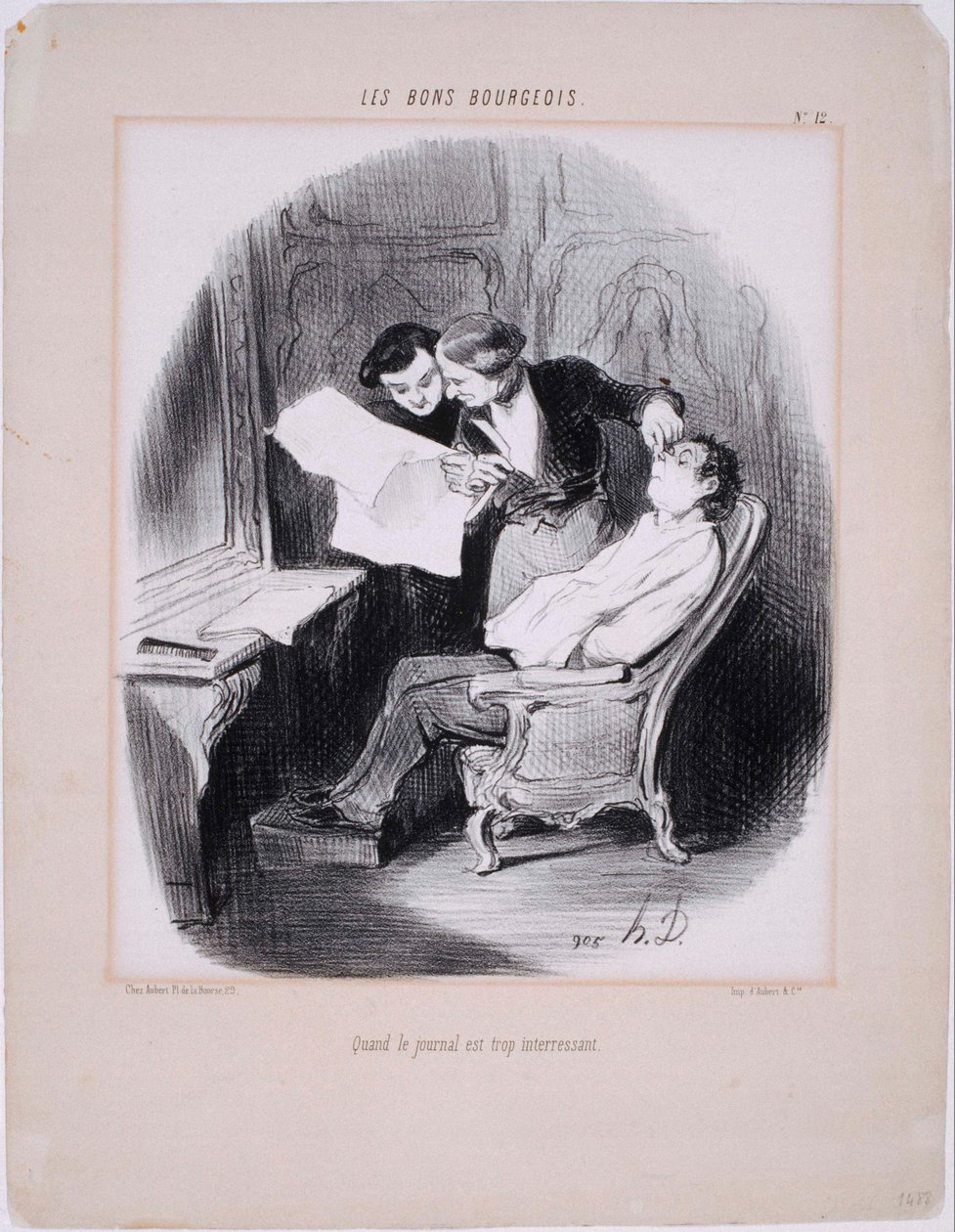Les Bons Bourgeo- Amikor az újság túl érdekes alkotó: Honoré Daumier
