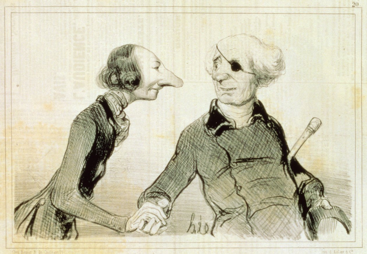 74.3-as tábla párizsi típusok Azt mondhatom, hogy nemesi származású... Van rá szemem az Aubert und Co. által kiadott „Charivari” magazinból, 1832-60 körül alkotó: Honoré Daumier