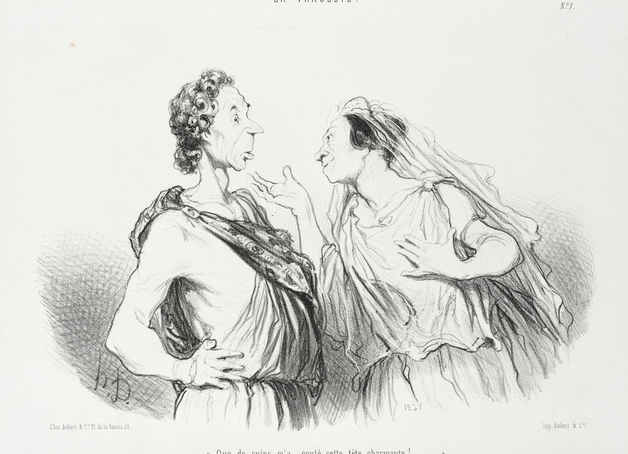 Mibe került nekem ez a bájos fej alkotó: Honoré Daumier