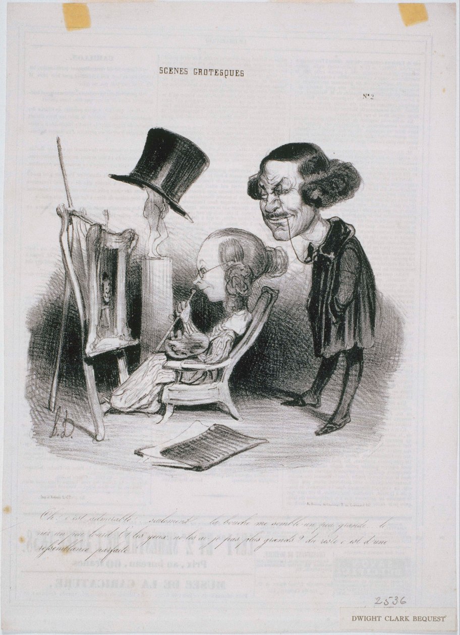 Groteszk jelenetek - Ó! Csodálatos ... alkotó: Honoré Daumier