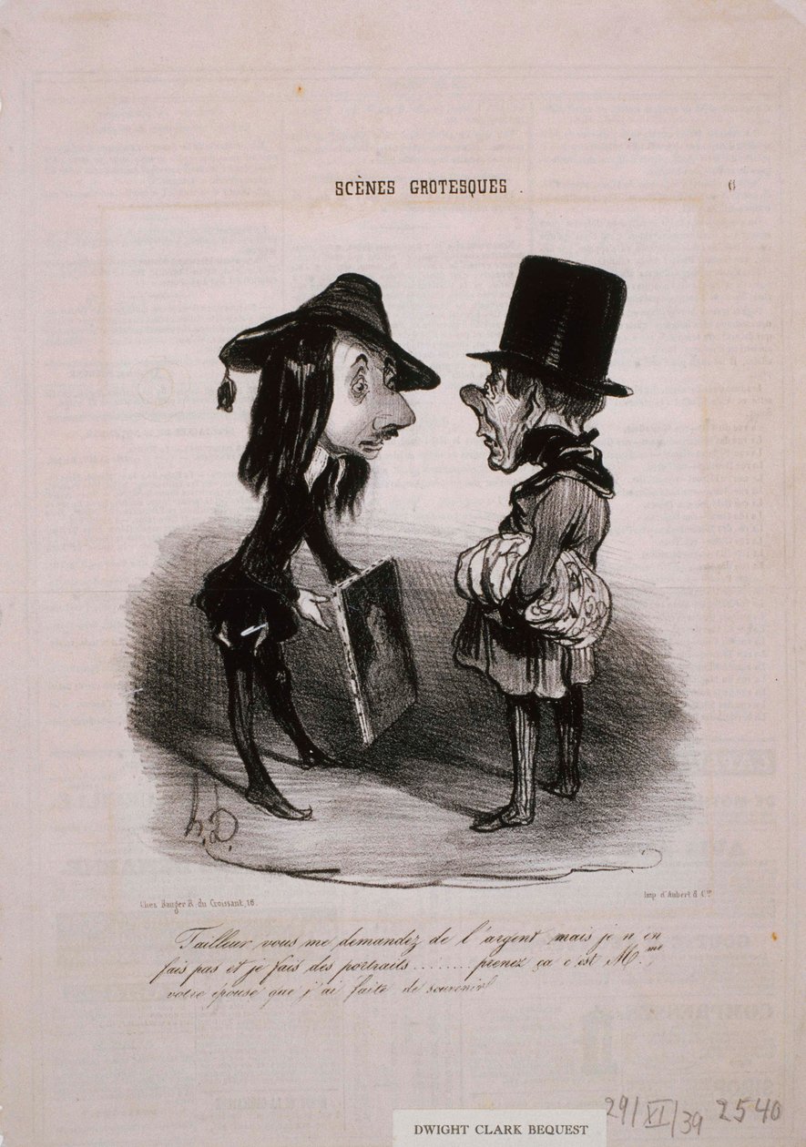 Groteszk jelenetek - Szabó ... Vegye ezt ... alkotó: Honoré Daumier