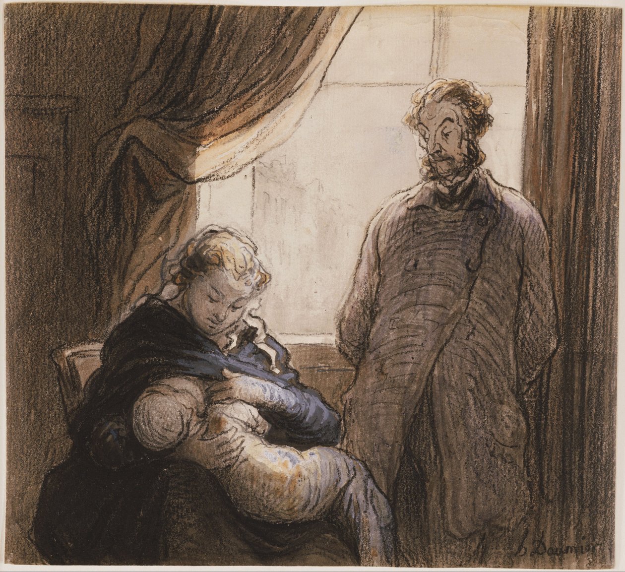 A család alkotó: Honoré Daumier