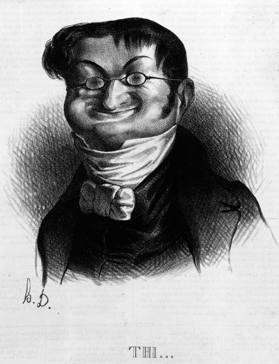 „Thi”, Adolphe Thiers karikatúrája a „Le Charivari”-ból, 1833. június 2. alkotó: Honoré Daumier