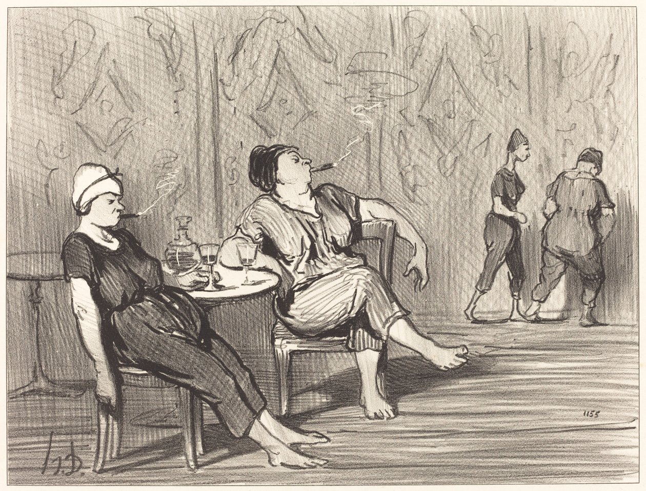 A bárban alkotó: Honoré Daumier