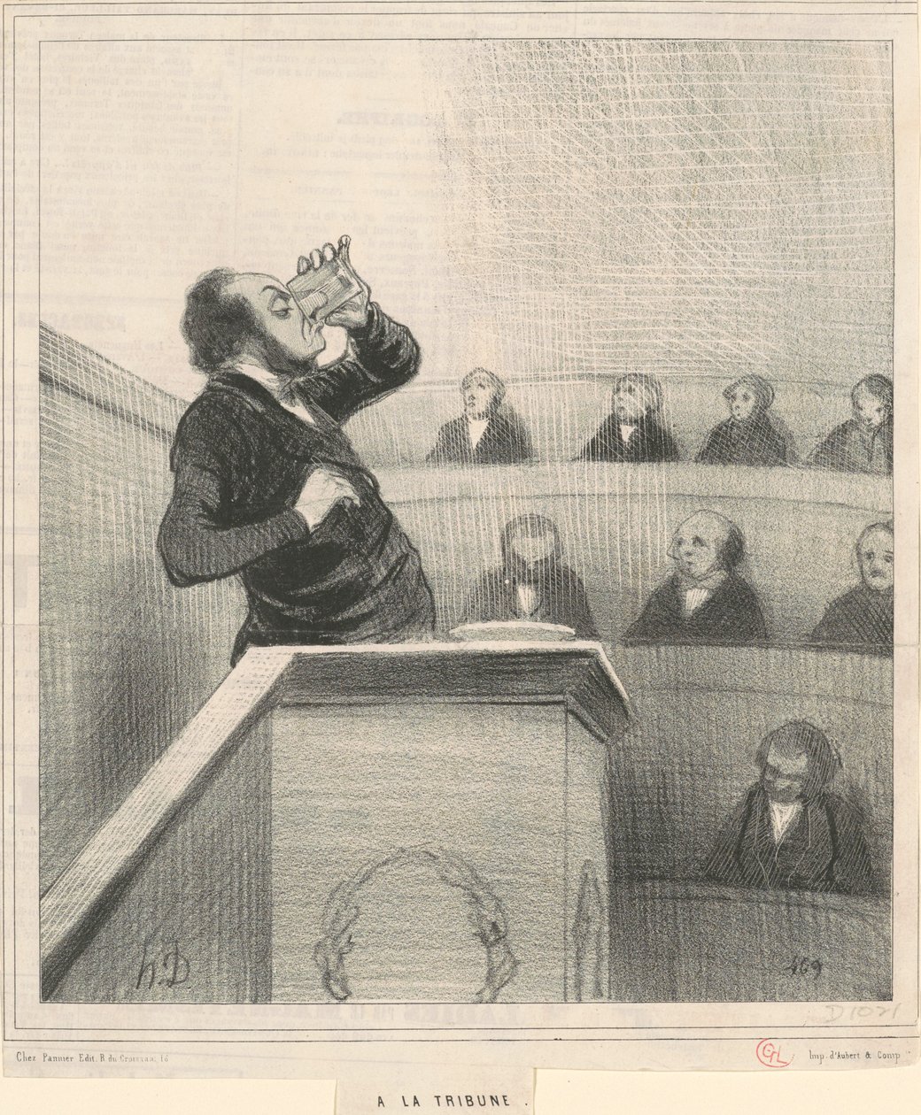 a tribünre alkotó: Honoré Daumier