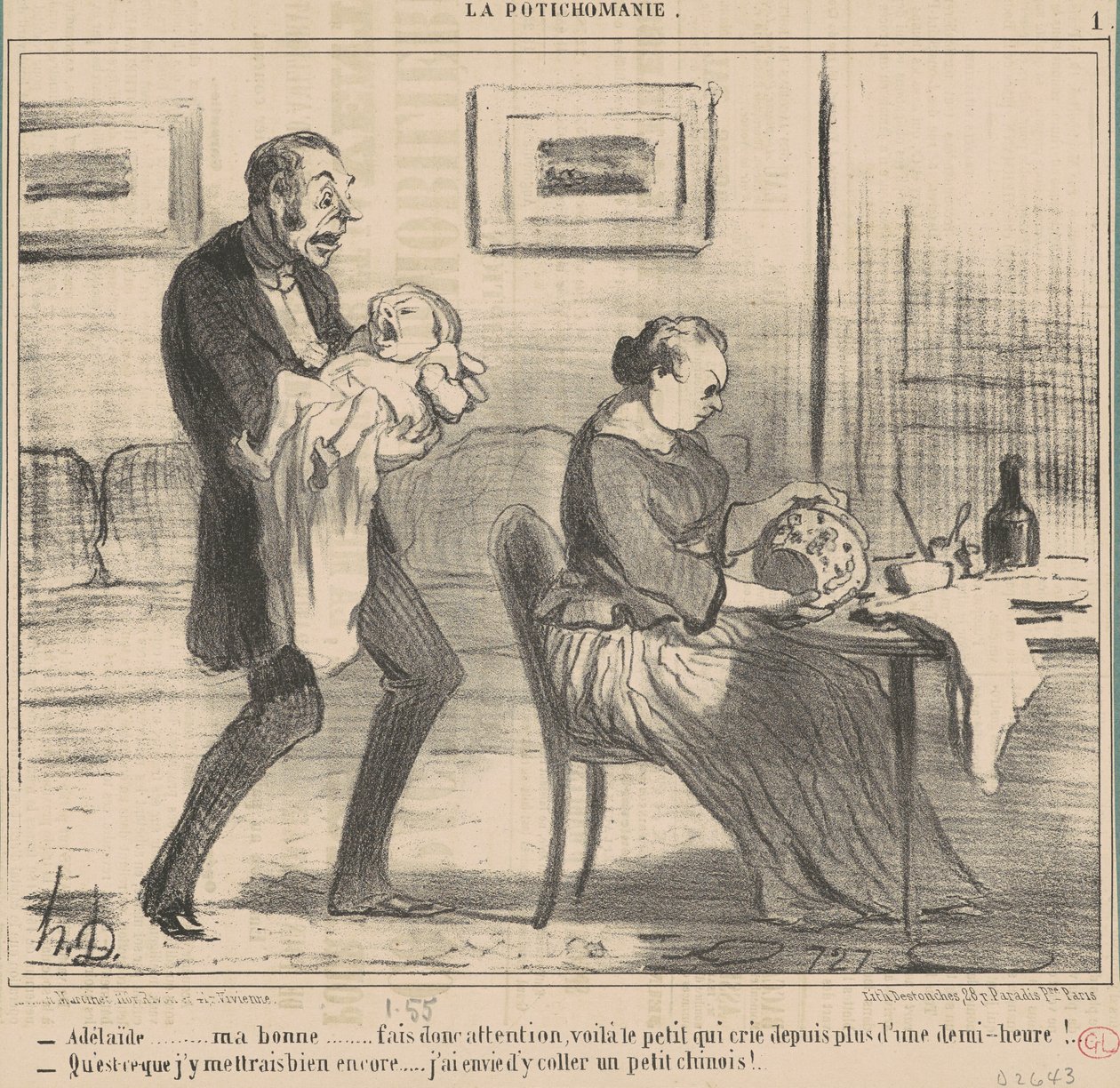 Adelaide… jó… csináld… alkotó: Honoré Daumier