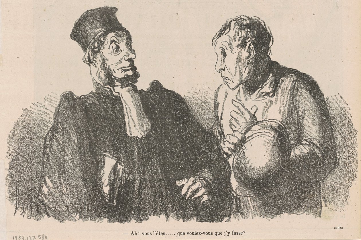 Ah! Te... mit akarsz... alkotó: Honoré Daumier