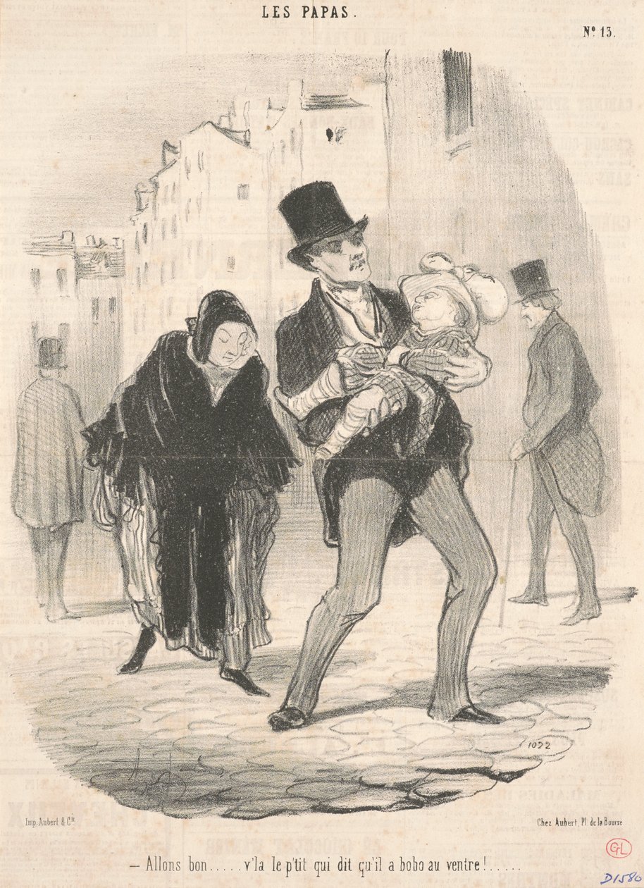 Ugyan már... van a kicsi, aki azt mondja... alkotó: Honoré Daumier