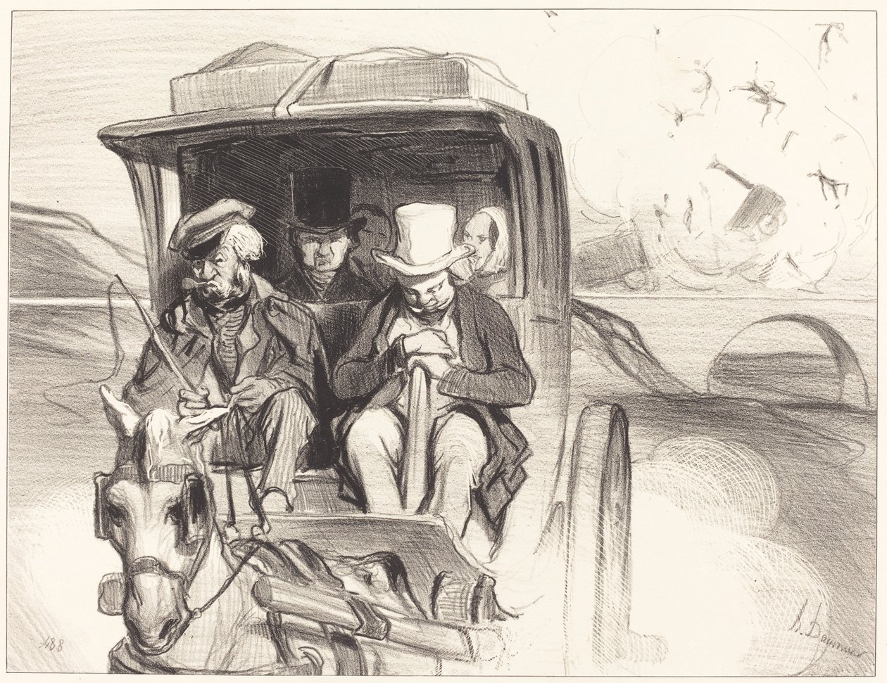 Akkor gyerünk... mi a fene titka... alkotó: Honoré Daumier