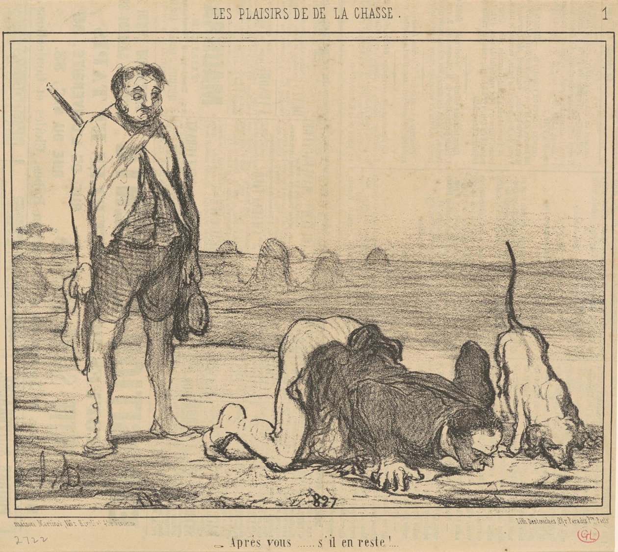 Utánad...ha marad még! ... alkotó: Honoré Daumier
