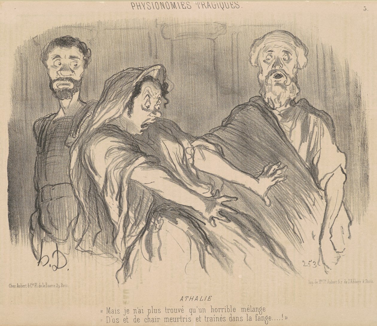 Athalia alkotó: Honoré Daumier