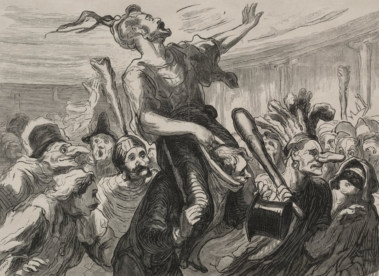 Operabál: éljenek a lángok alkotó: Honoré Daumier