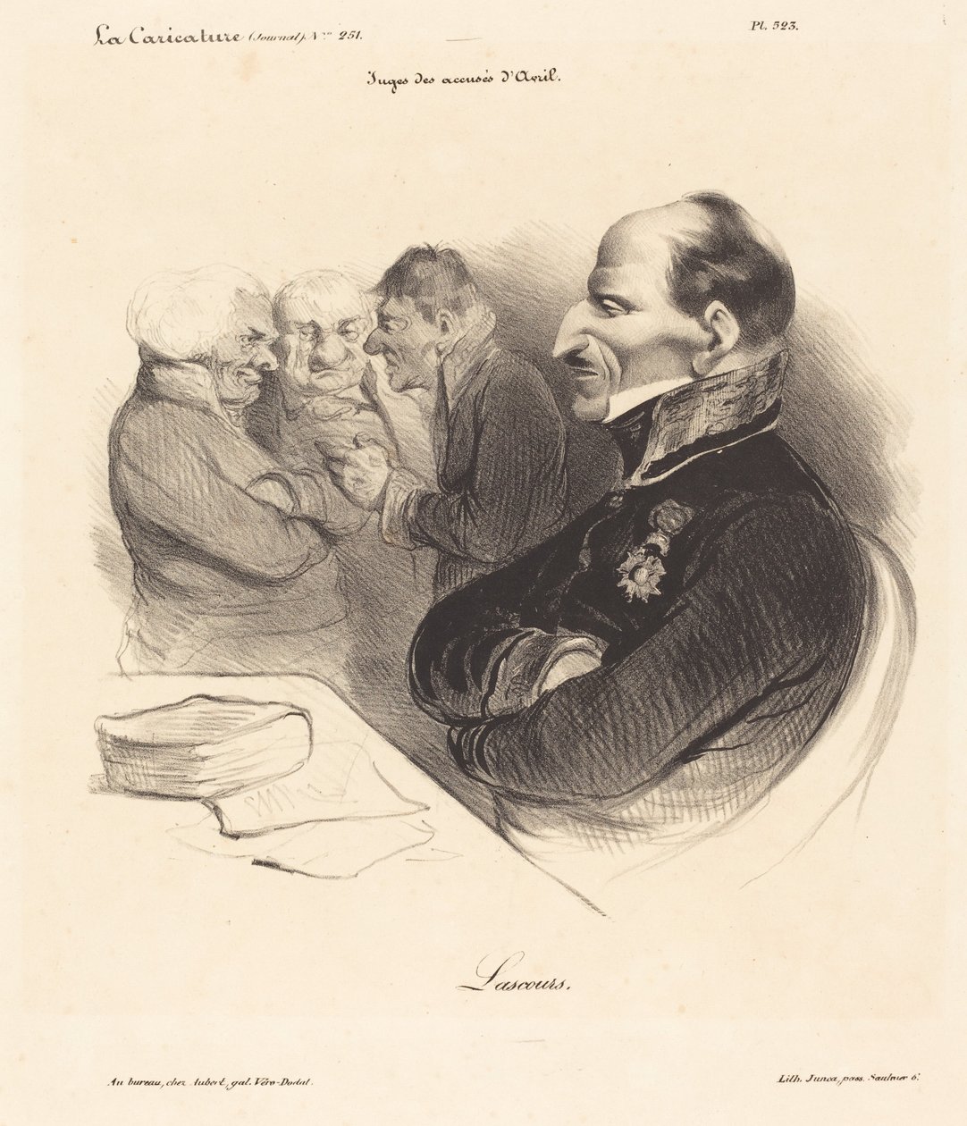de Lascours báró alkotó: Honoré Daumier