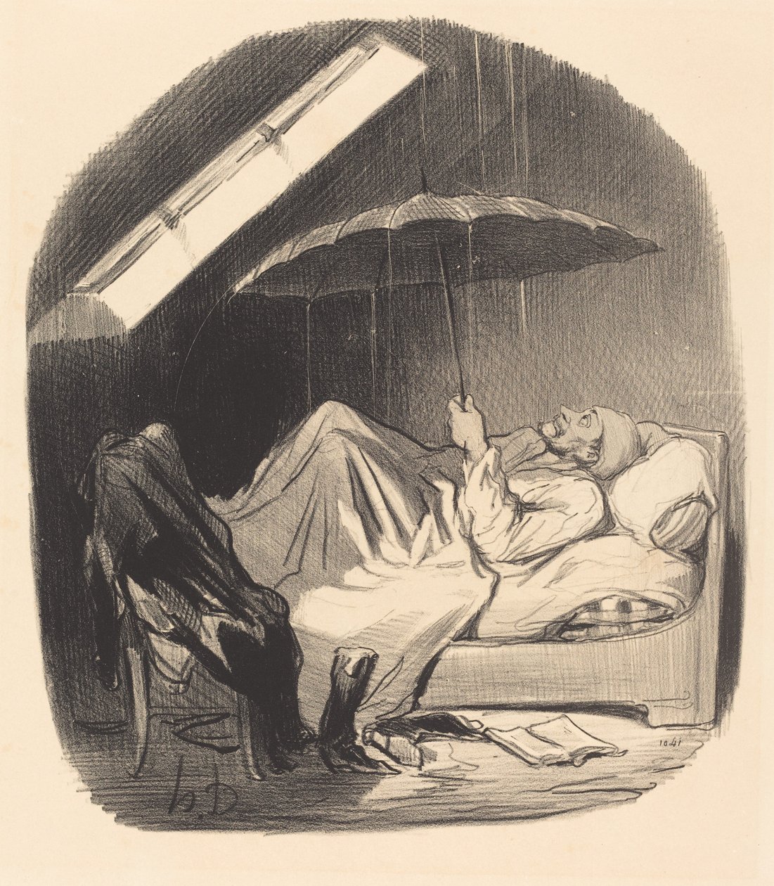 Tulajdonos rabló... alkotó: Honoré Daumier