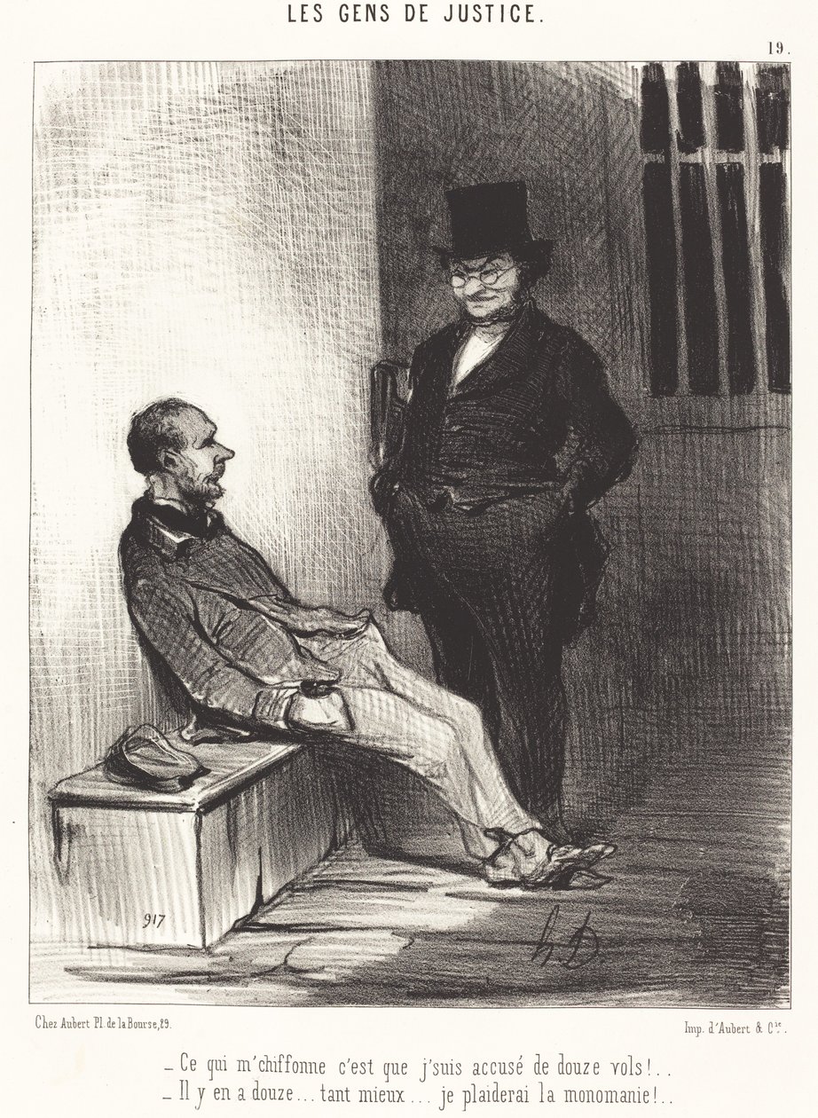 Ami zavar, az... tizenkét járat!... alkotó: Honoré Daumier