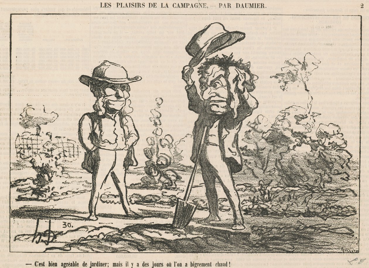 Jó kertészkedni alkotó: Honoré Daumier