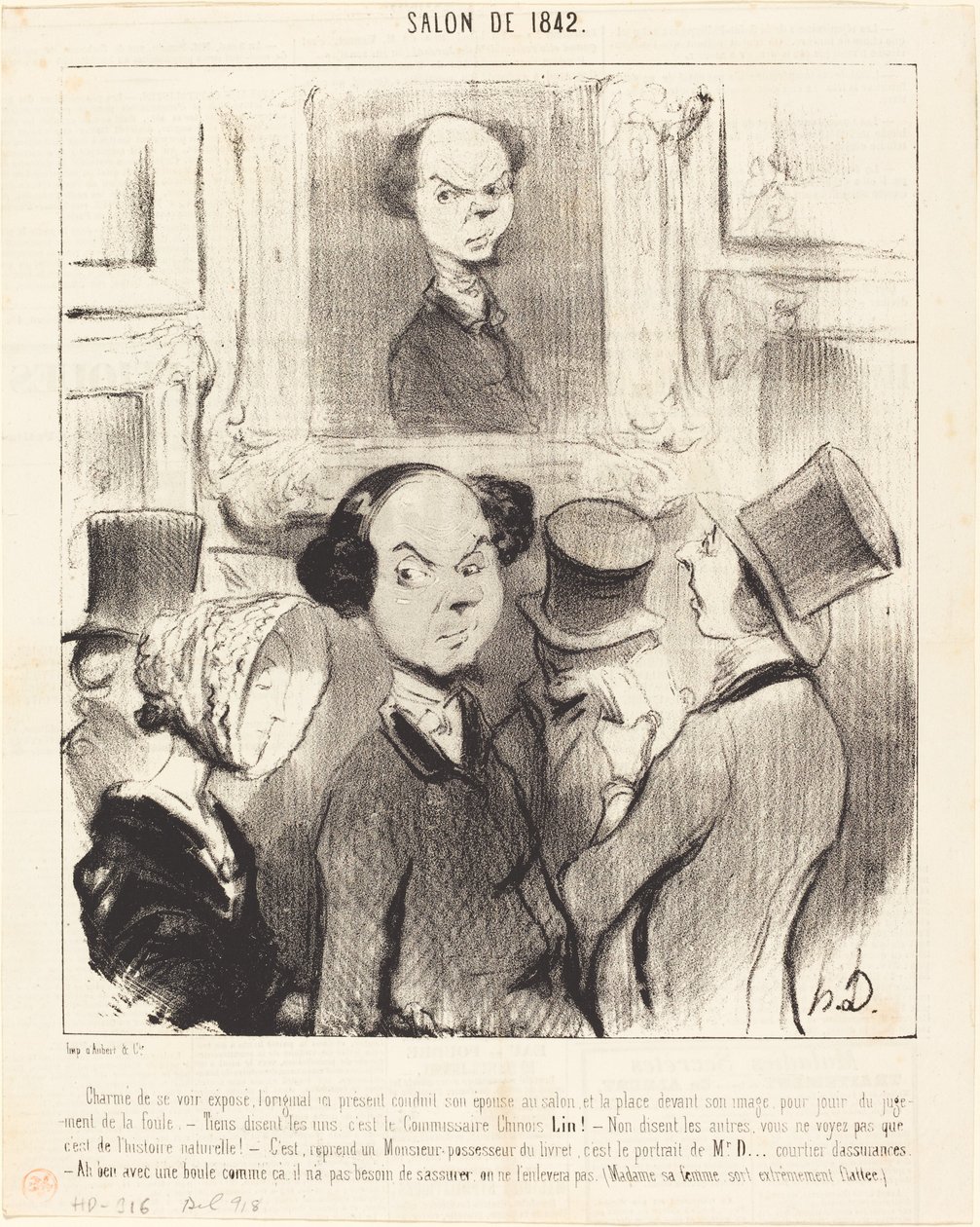 Elbűvölő, hogy leleplezték... alkotó: Honoré Daumier