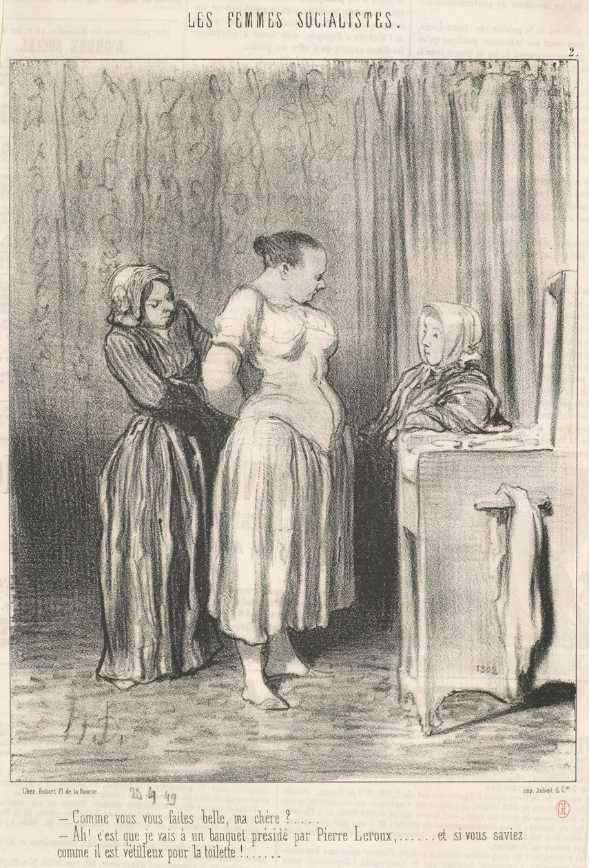 Milyen szép vagy, kedvesem? ... alkotó: Honoré Daumier