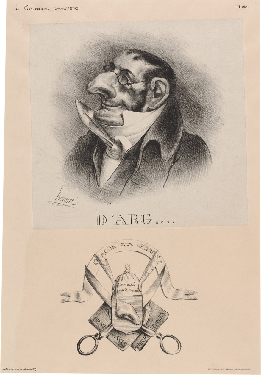Argout grófja alkotó: Honoré Daumier